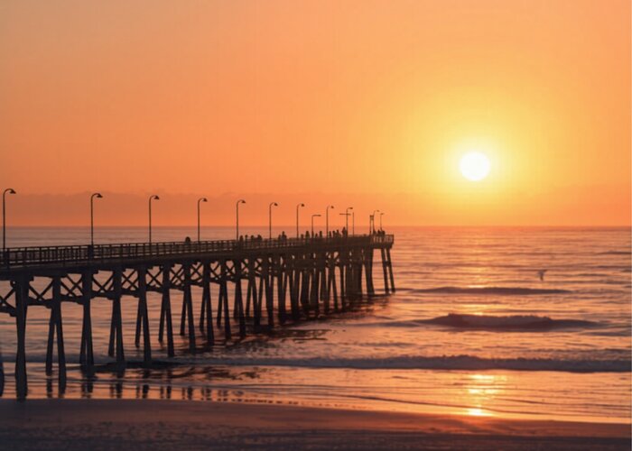 Oceanside Pier and Beach California