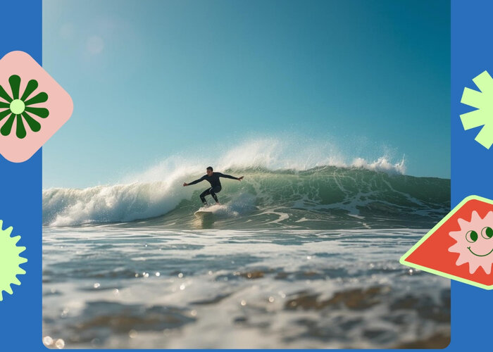Surfing in Oceanside California