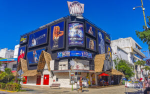 Famous Coco Bongo cinema theater disco party Playa del Carmen.