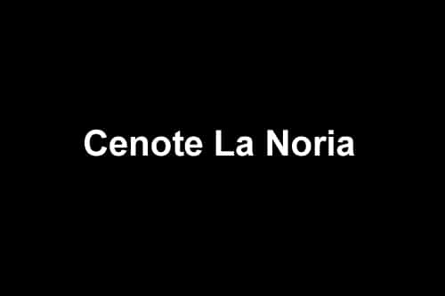 Cenote La Noria