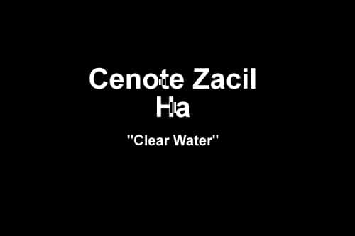 Cenote Zacil Ha