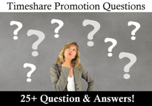 timeshare vacation promotion questions and answers