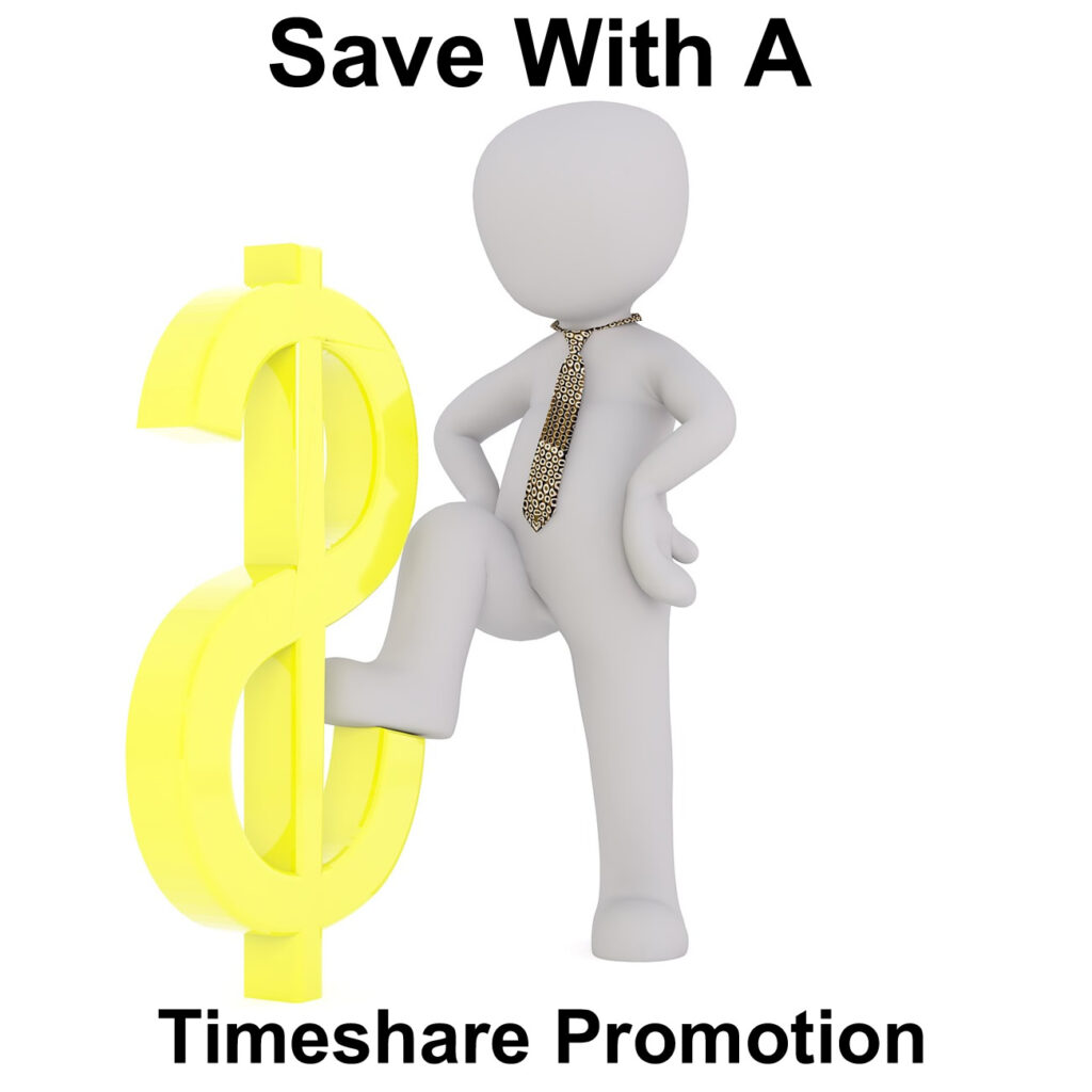 save with a timeshare promotion